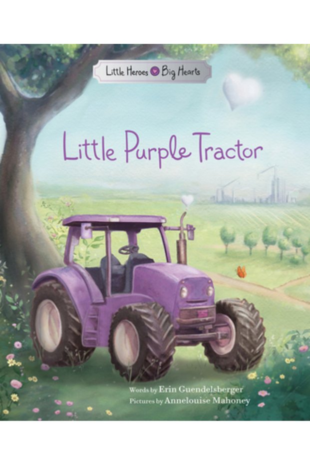 Micul tractor violet