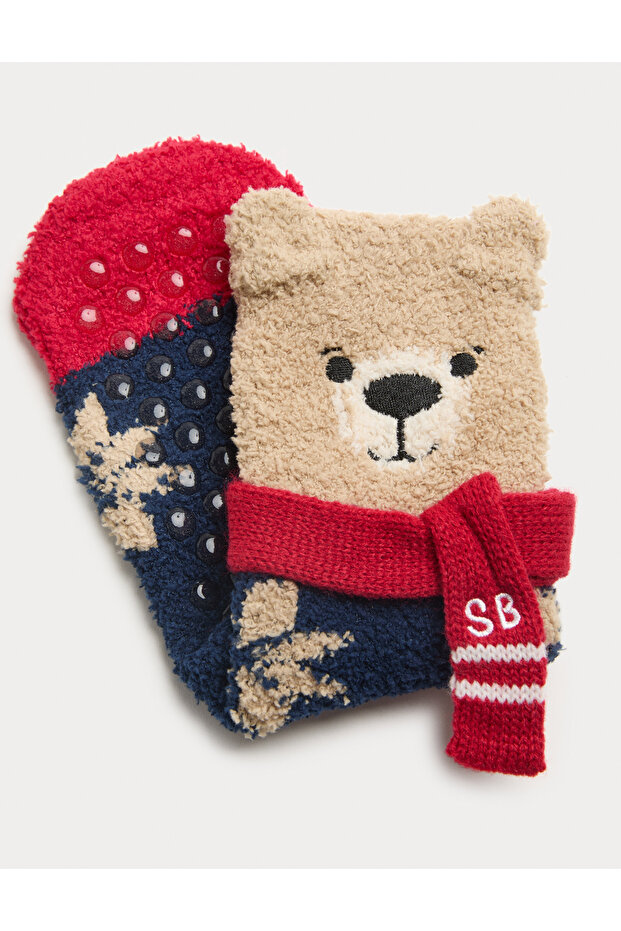 Spencer Bear Ev Çorabı - 2