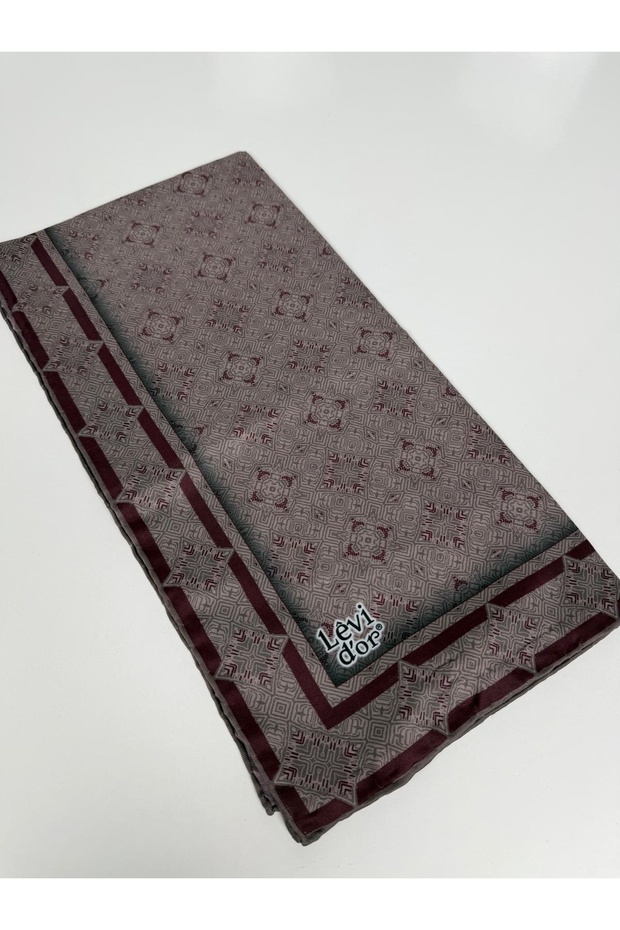 Eșarfă cu model Lotus - 06104-15 - 3