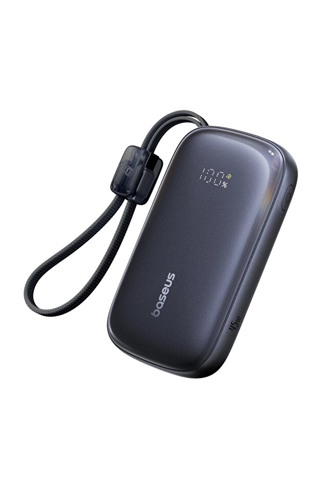 EnerFill FC21 QPow3 Ultra Dijital Göstergeli Powerbank 20.000 mAh 45W - Siyah