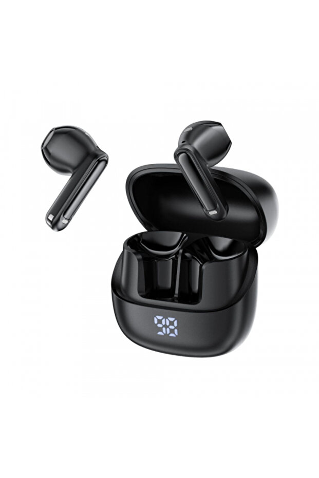 Bluetooth handsfree W2, TWS, Μαύρο - 1