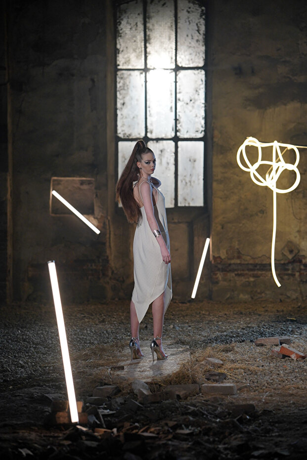 Rochie Eveline ivory - 7