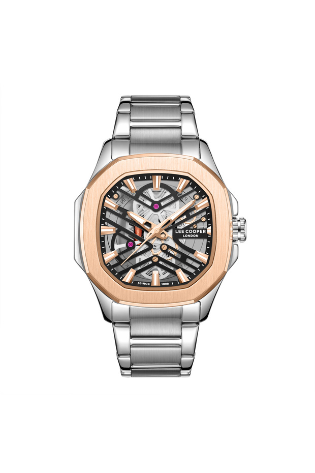 Men's Analog BLACK Dial Watch - LC08246.550