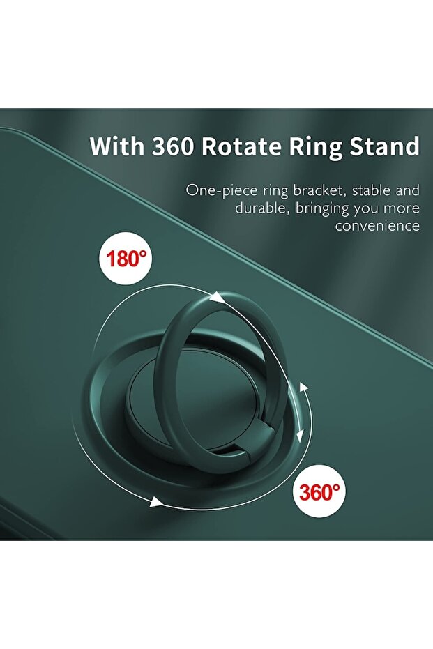 Liquid Silicone Ring Case Compatible with Apple iPhone 12 Pro - 2