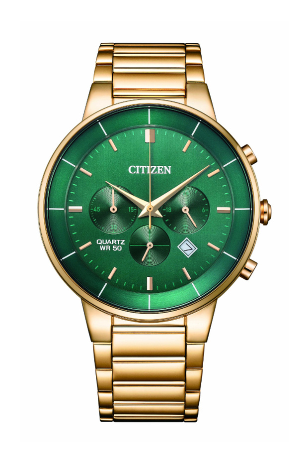 Men's Analog Green Dial Watch - AN8223-54X
