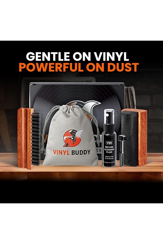 طقم تنظيف أسطوانات الفينيل - مجموعة من 5 قطع - 6