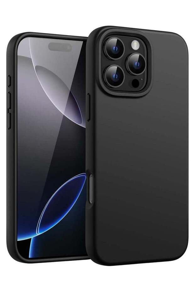 Silicone Case for iPhone 16 Pro Max Silky Soft Touch Full-Body Protective Phone Case, Anti-Scratch S
