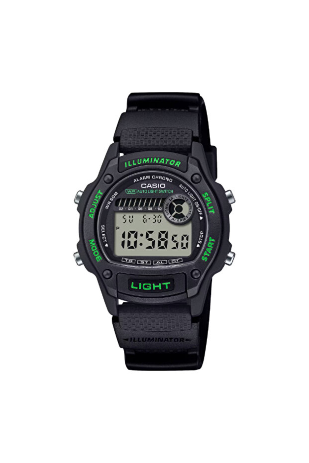 Men's Digital Black Dial Watch - W-220H-1A3VDF