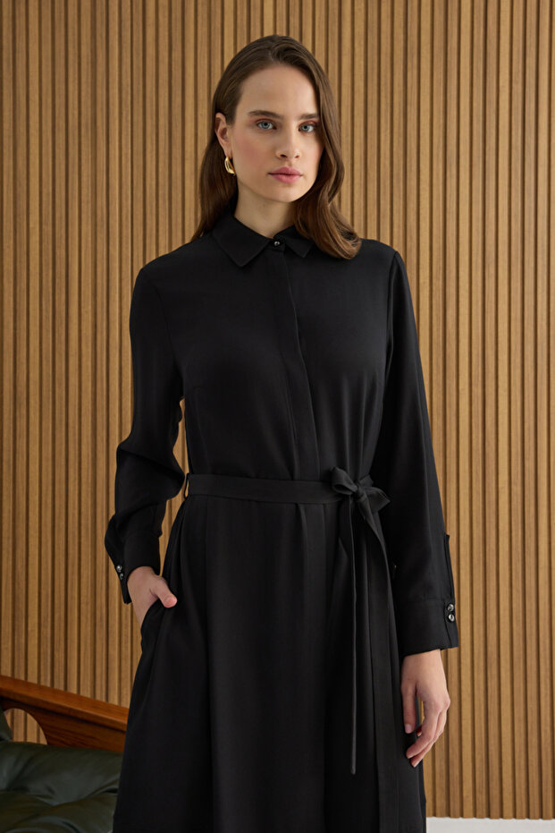Siyah Elbise - 5