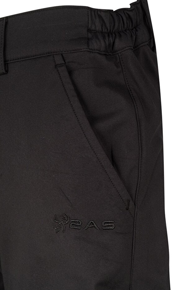 Alawı Erkek Softshell Pantolon Siyah - 3