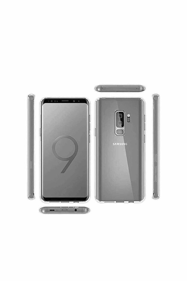 حافظة متوافقة مع هاتف سامسونج S9 - شفافة - 2