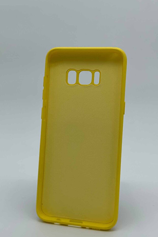 حافظة متوافقة مع هاتف سامسونج S8 بلس - أصفر - 3