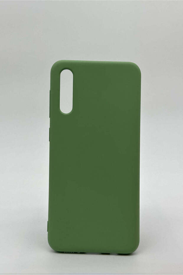 حافظة متوافقة مع هاتف سامسونج A70 - أخضر - 1