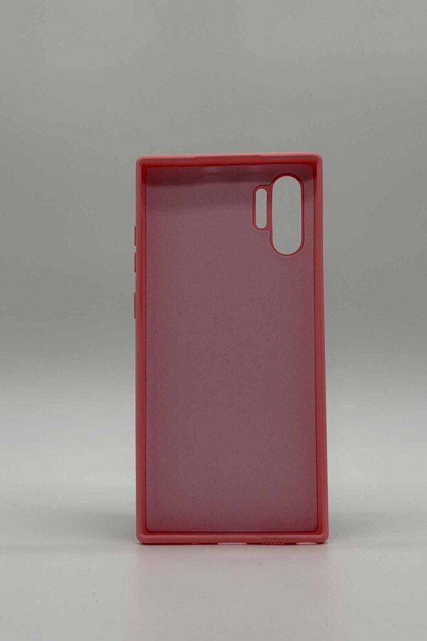 حافظة متوافقة مع هاتف سامسونج نوت 10 بلس - وردي - 2