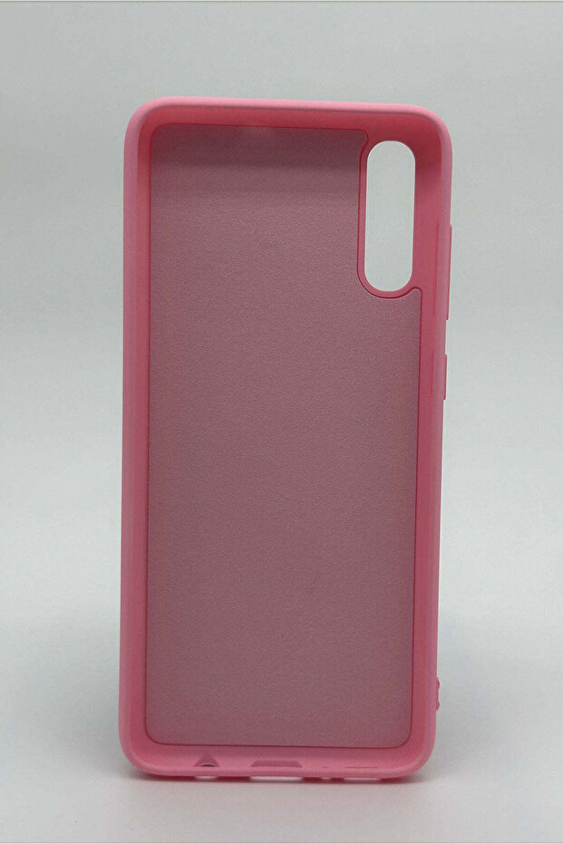 حافظة متوافقة مع هاتف سامسونج A70 - وردي - 2