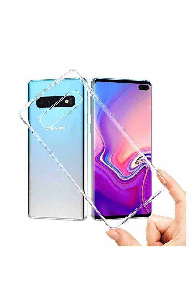 حافظة متوافقة مع هاتف سامسونج S10E - شفافة - 1