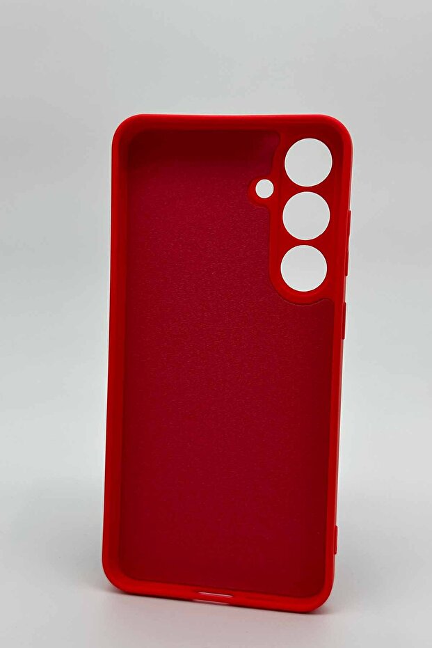 حافظة متوافقة مع سامسونج S25 بلس - أحمر - 3