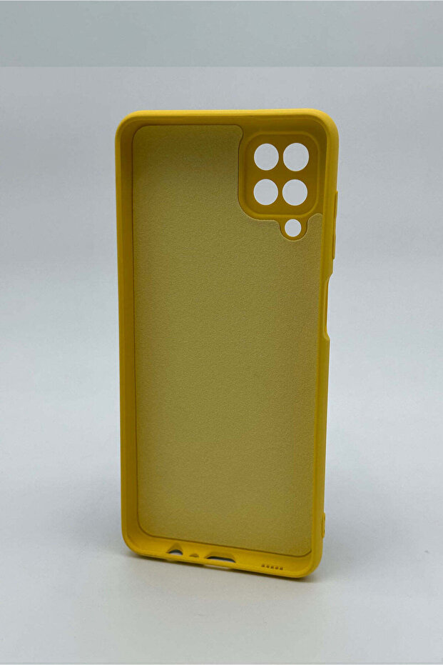 حافظة متوافقة مع سامسونج A12 - أصفر - 3