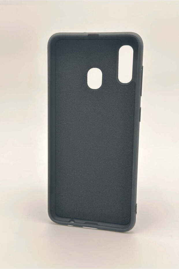 حافظة متوافقة مع هاتف سامسونج A20 - أسود - 3