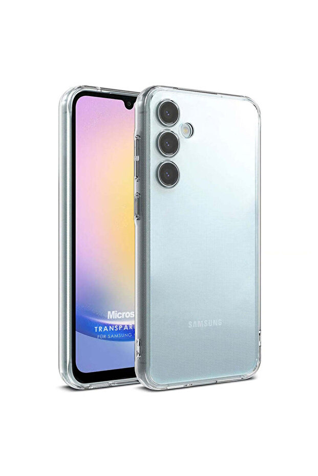 حافظة متوافقة مع هاتف سامسونج A15 - شفافة - 1