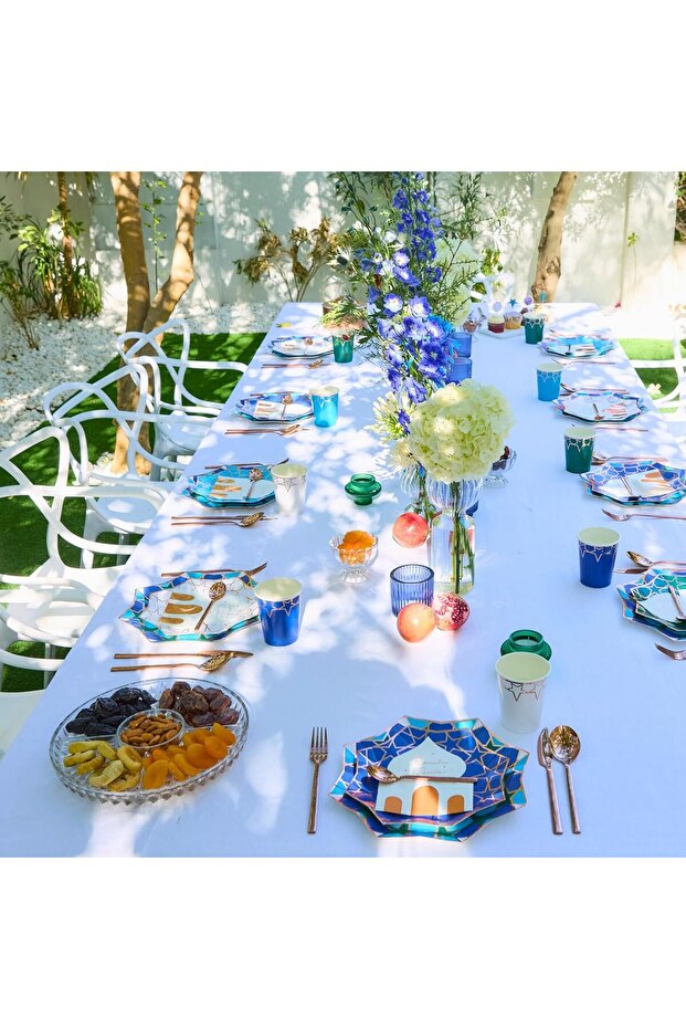 أكواب مشروبات بنقشة نجمة رمضان من - 5