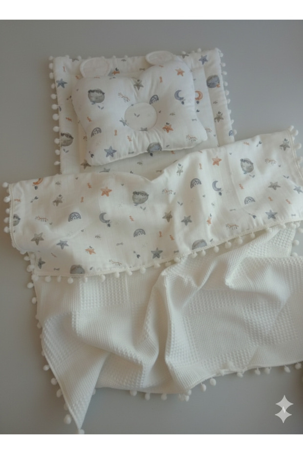 Baby Diaper Changing Set with Blanket, Cushion, Baby Pillow, Newborn, Crib, Baby Products