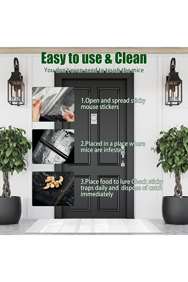 مصائد لاصقة للفئران، عبوة من 8 قطع - 4