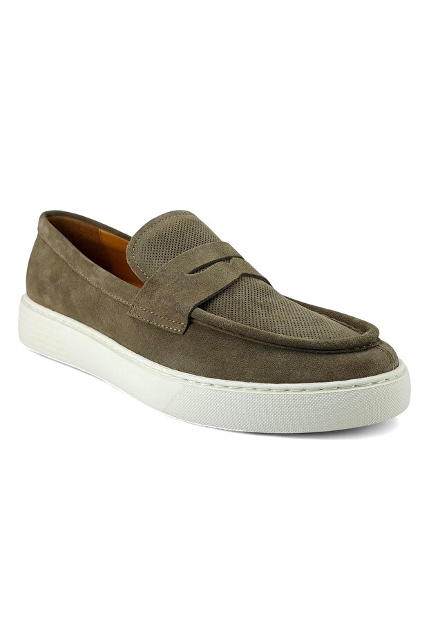 5504 25Ya Men's Casual Shoes Mink Suede