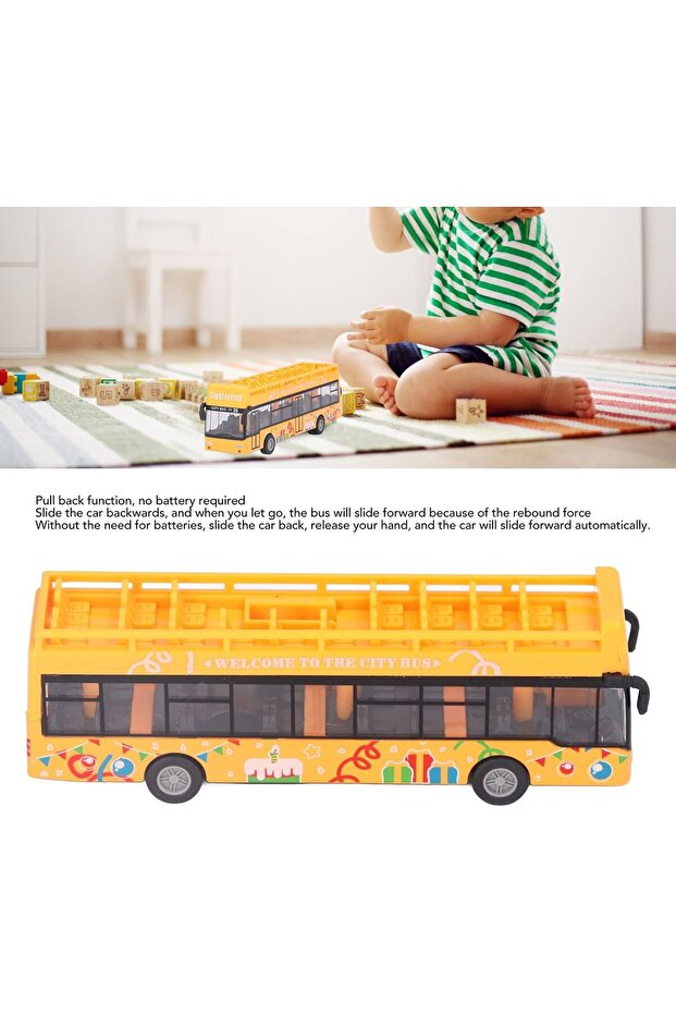 Pull Back Bus Toy - 4