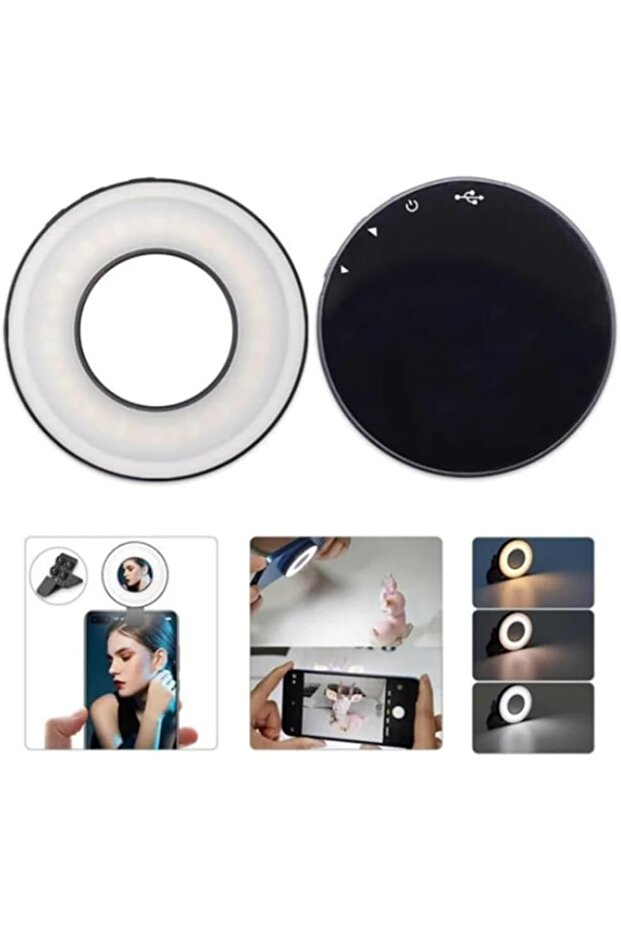 إضاءة حلقية LED بسطوع قابل للتعديل - 1