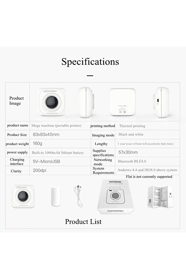 Mini Wireless Mobile Phone Printer - 6