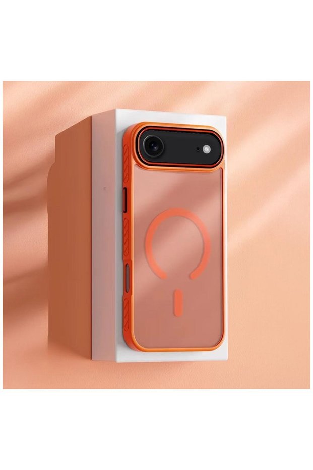 Apple iPhone 17 Air Compatible Case Aura M-Safe Silicone Case Orange