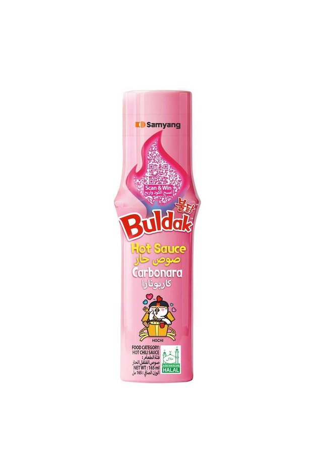 Buldak Carbonara Hot Chicken Flavor Sauce Spicy, Sauce for Noodles, Rice, and More (100g)