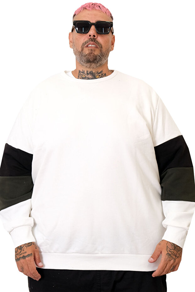 سويت شيرت رجالي من مود XL موديل U25817 إكرو