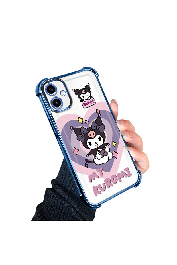 Samsung Galaxy A06 Compatible Transparent Silicone Flutter Protective Case with Pattern - 3