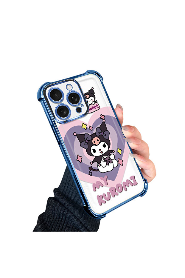 iPhone 16 Pro Compatible Transparent Silicone Flutter Protective Case with Pattern - 3