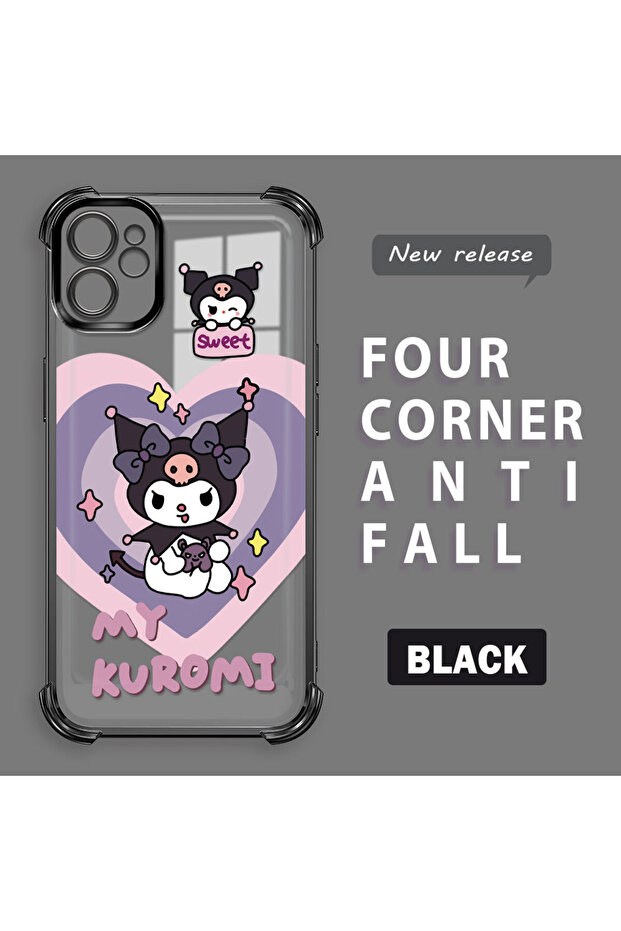 iPhone 11 Compatible Transparent Silicone Flutter Protective Case with Pattern - 3