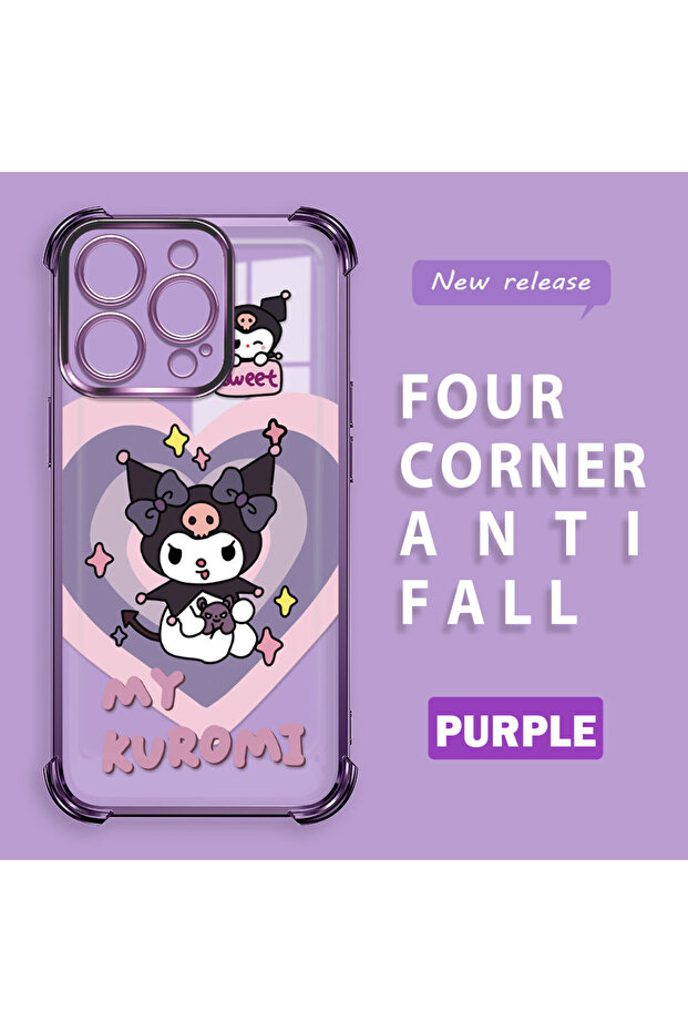 iPhone 16 Pro Compatible Transparent Silicone Flutter Protective Case with Pattern - 2