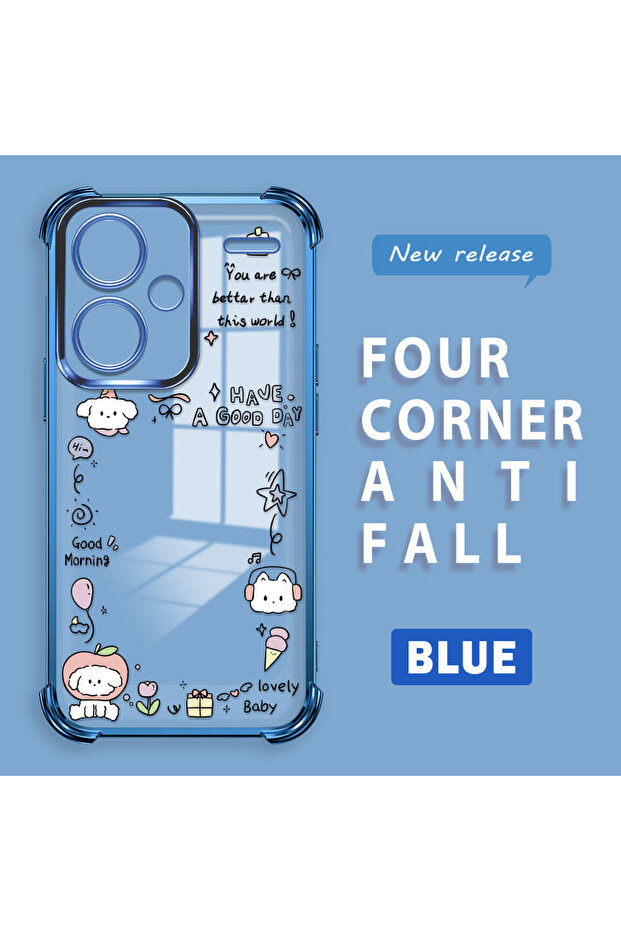 حافظة حماية من السيليكون الشفاف المتوافقة مع Redmi Note 13 Pro Plus 5G، نمط إبداعي - 1