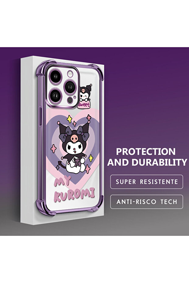 حافظة حماية من السيليكون الشفاف المتوافقة مع هاتف iPhone 14 Pro، مزودة بنمط حماية - 4