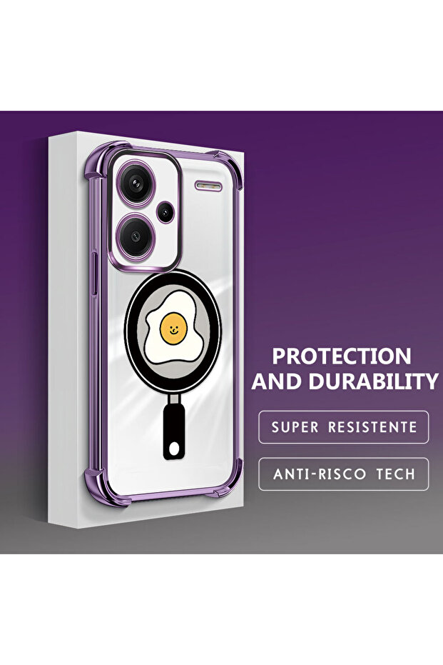 حافظة حماية من السيليكون الشفاف المتوافقة مع Redmi Note 13 Pro Plus 5G، بنمط مموج - 4