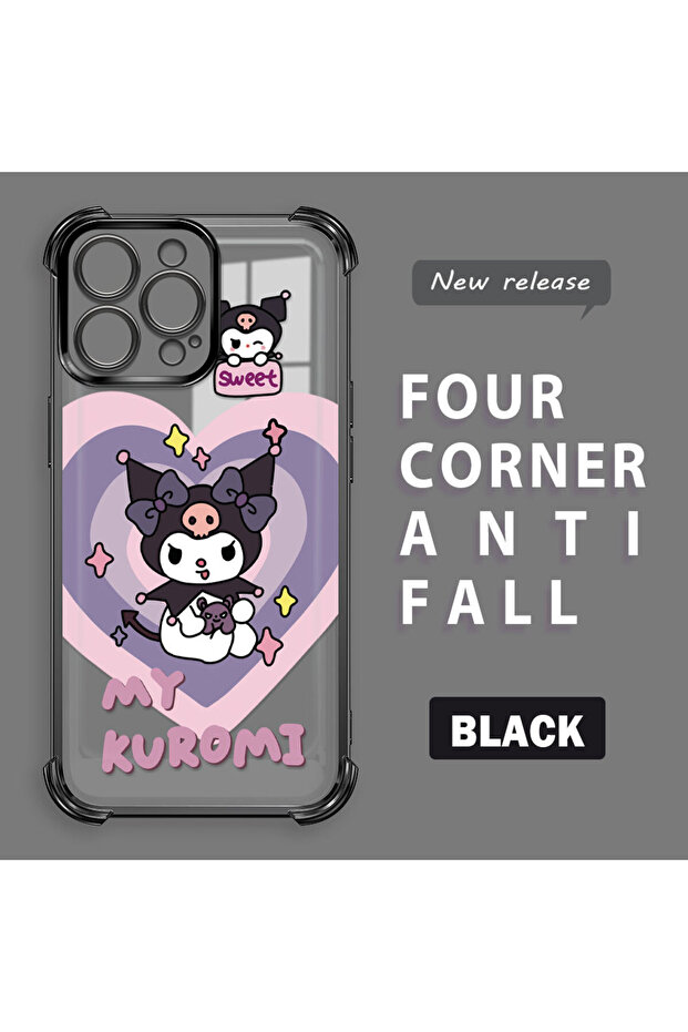 iPhone 16 Pro Max Compatible Transparent Silicone Flutter Protective Case with Pattern - 2