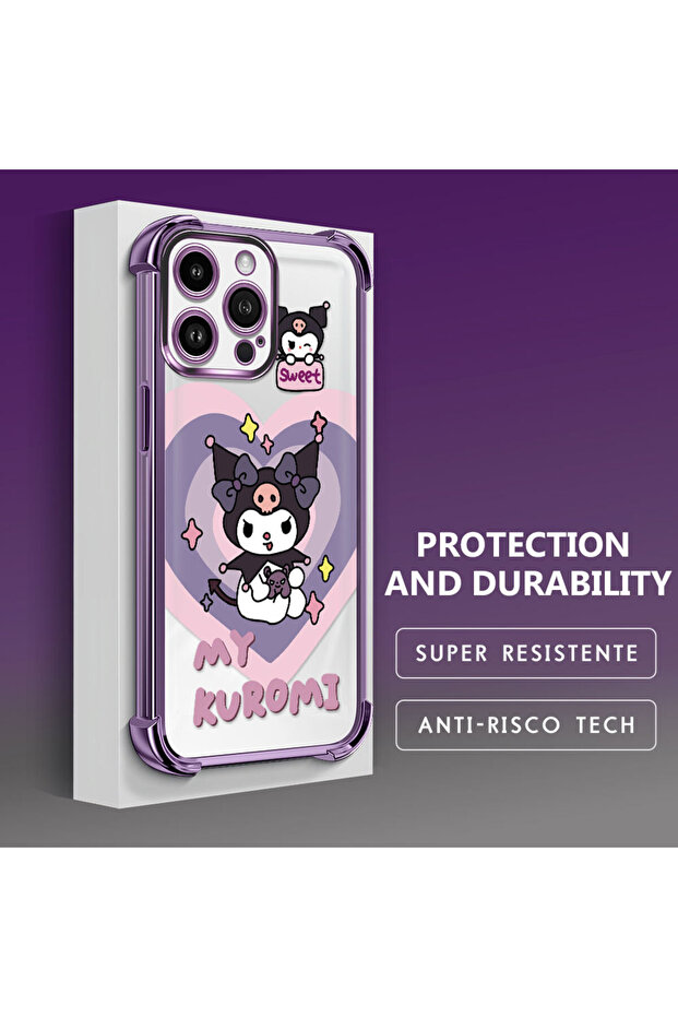 حافظة حماية من السيليكون الشفاف المتوافقة مع هاتف iPhone 14 Pro Max، مزودة بنمط حماية - 4