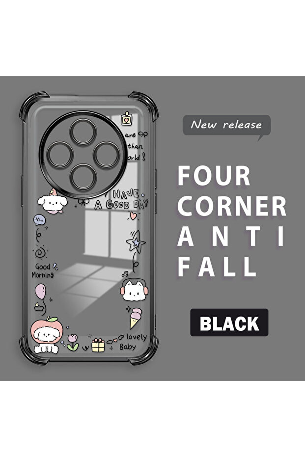 حافظة حماية من السيليكون الشفاف المتوافقة مع Redmi A4 بنمط إبداعي - 1