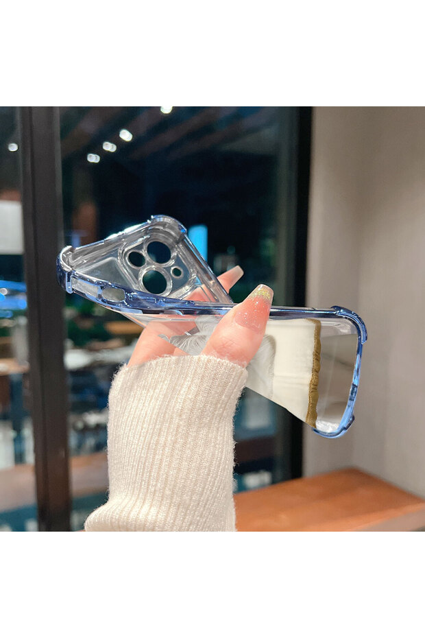 حافظة حماية من السيليكون الشفاف المتوافقة مع Poco C65 بنمط القطط - 6