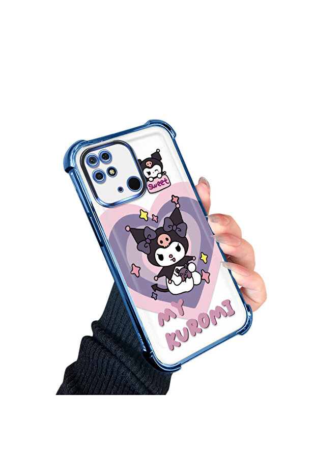 حافظة حماية من السيليكون الشفاف المتوافقة مع هاتف Redmi 10C، مزودة بنمط حماية - 3