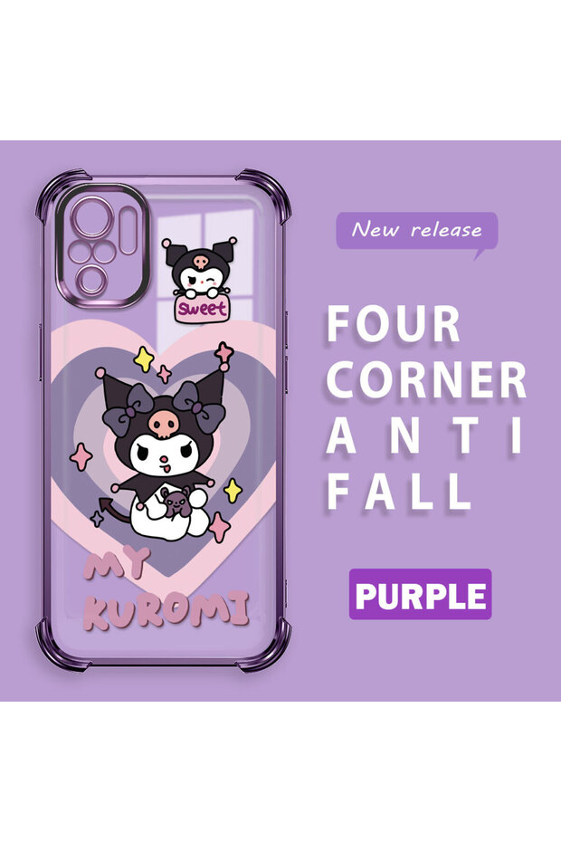 حافظة حماية من السيليكون الشفاف المتوافقة مع هاتف Redmi Note 10، مزودة بنمط حماية - 3