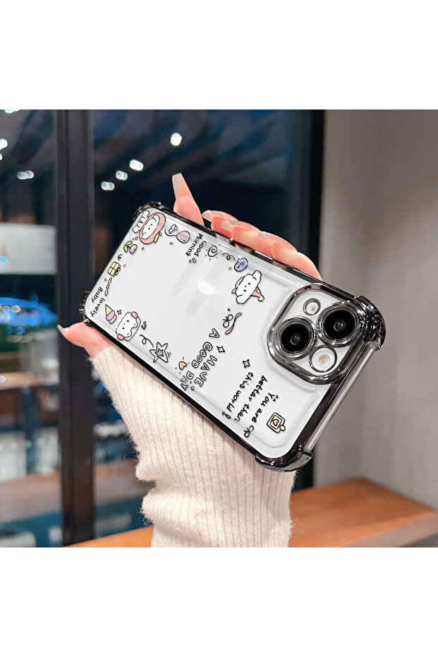 حافظة حماية من السيليكون الشفاف المتوافقة مع Redmi Note 11، نمط إبداعي - 6