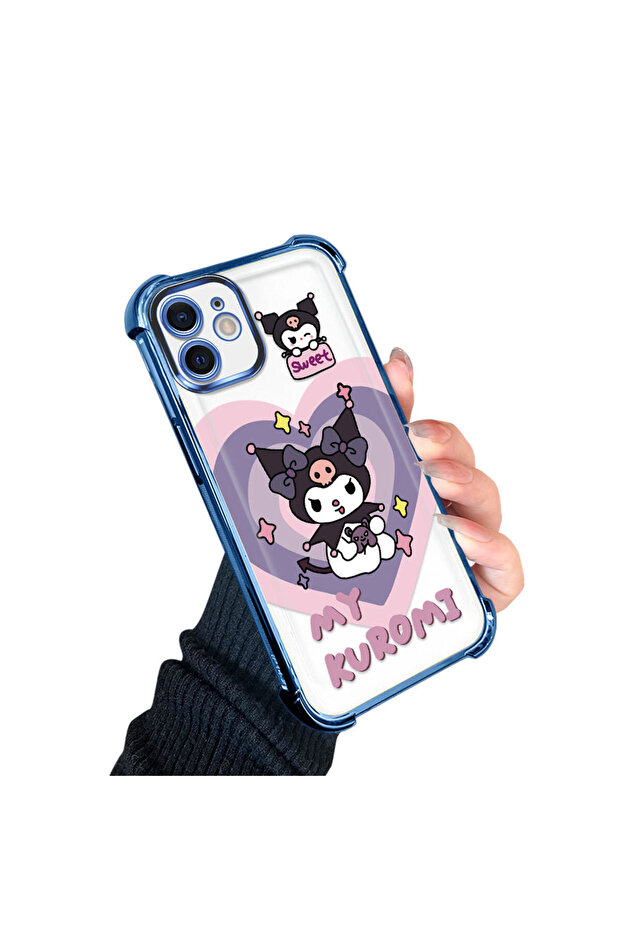 iPhone 12 Compatible Transparent Silicone Flutter Protective Case with Pattern - 3