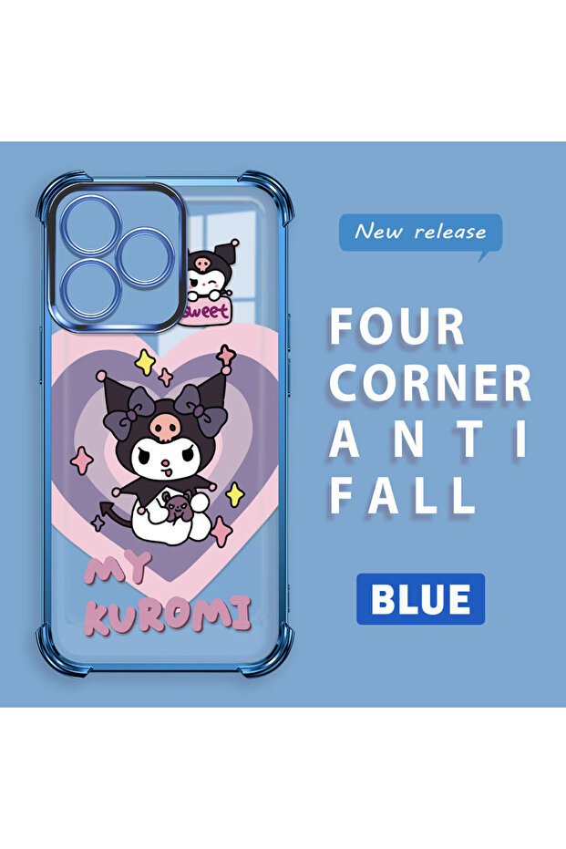 حافظة حماية من السيليكون الشفاف المتوافقة مع هاتف Realme Note 50، مزودة بنمط حماية - 2